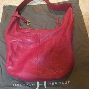 Halston hobo shoulder bag
